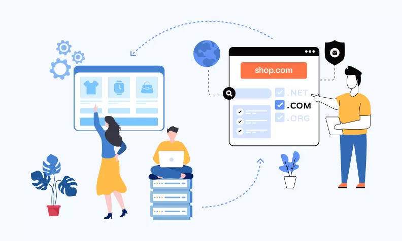 domainSupport online store domain name