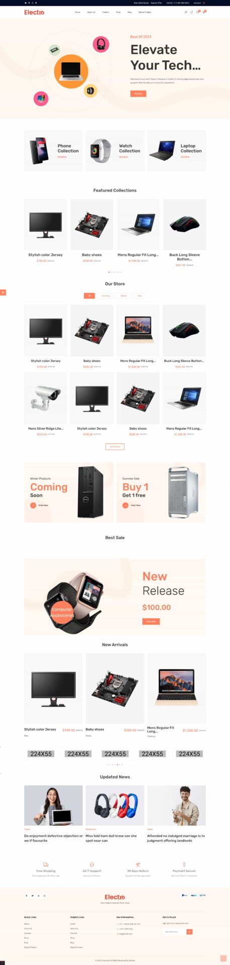 electronic store