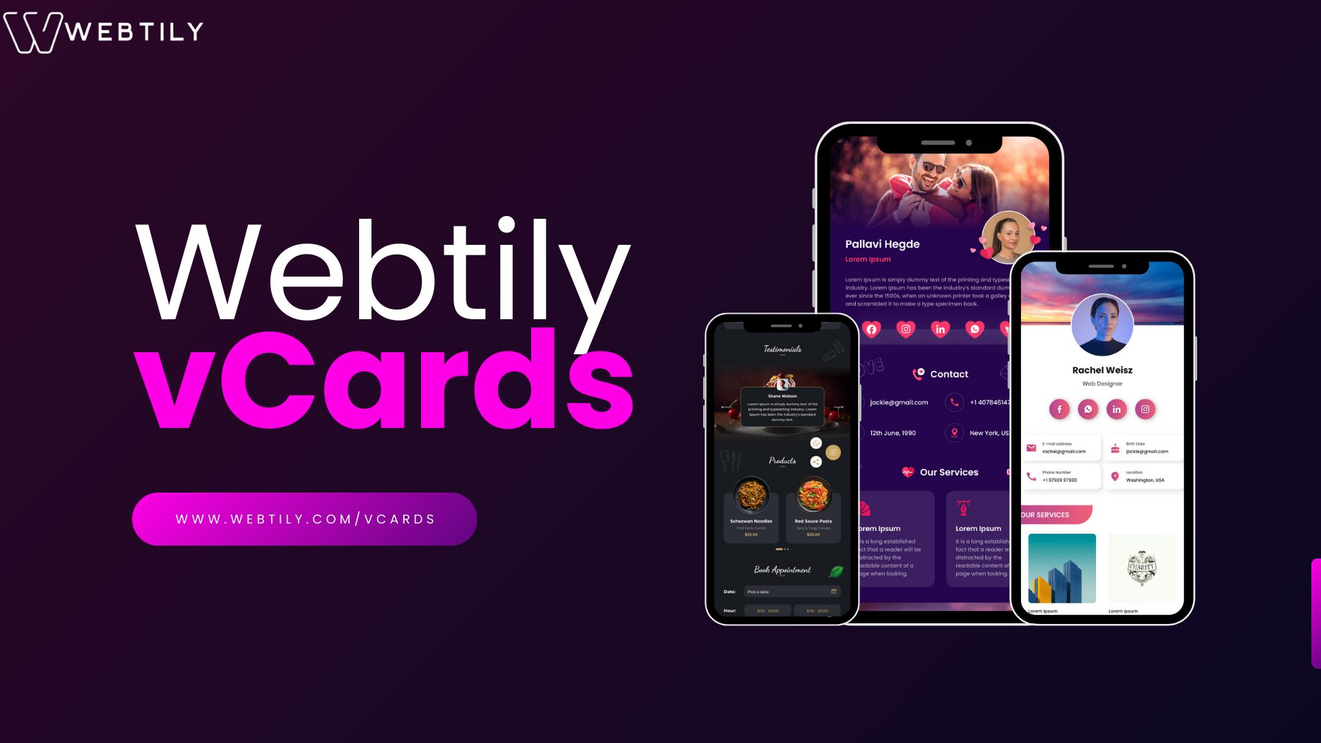 webtily vcards